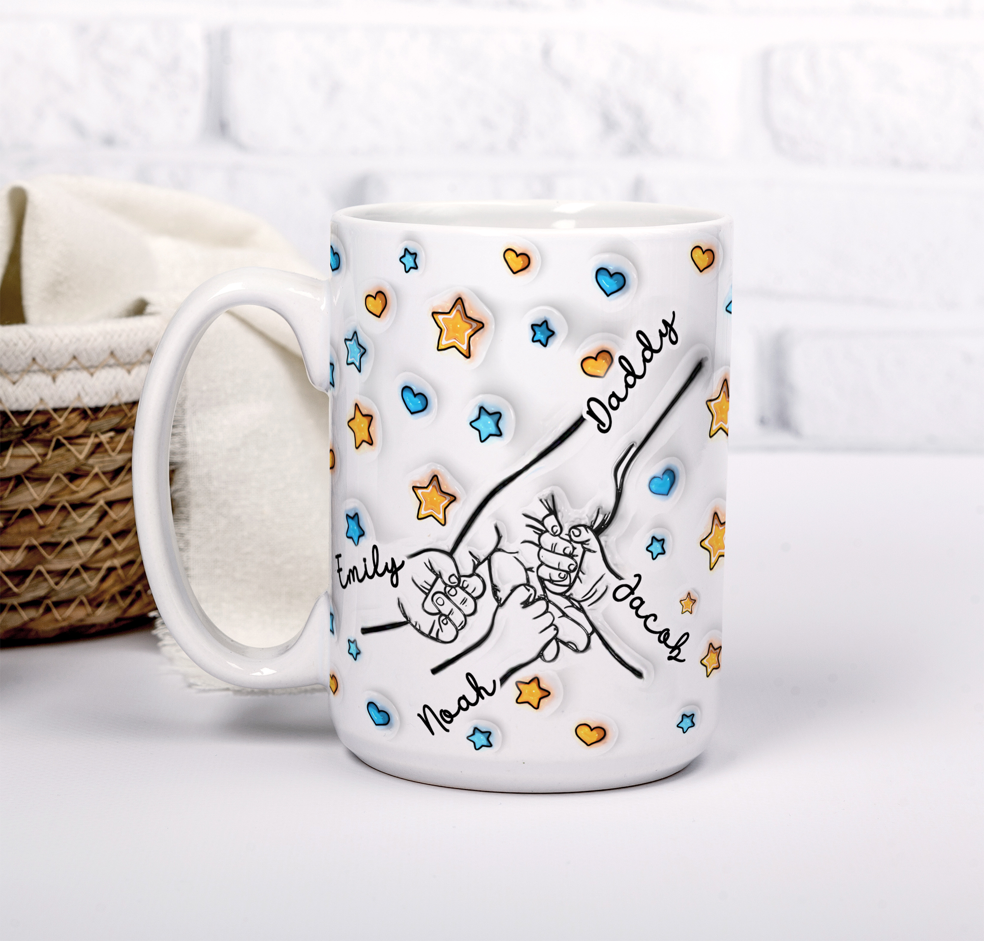 Personalised Daddy Mug - Father’s Day or Birthday Gift from Kids - Image 6