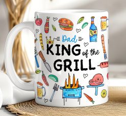 King of the Grill Mug – Personalised BBQ Mug