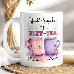 Personalised Best-Tea Mug - Friendship Gift for Best Friend - Bestie