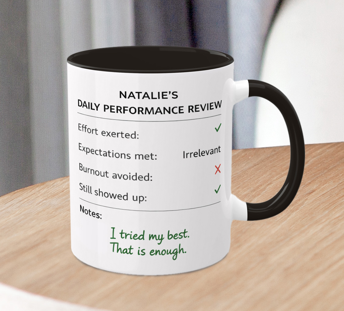 Personalised Daily Performance Review Mug - Image 2