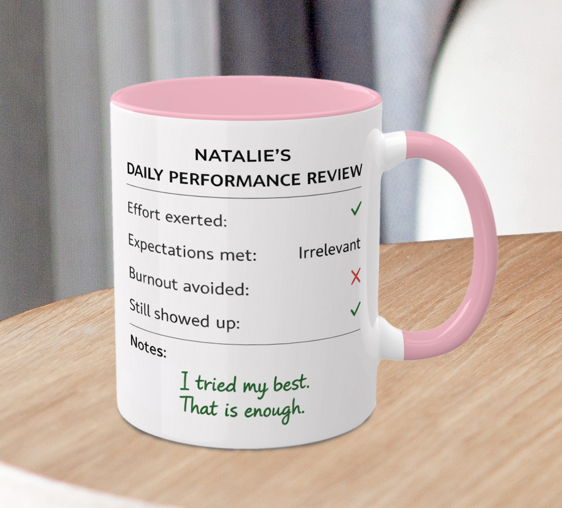 Personalised Daily Performance Review Mug - Image 4