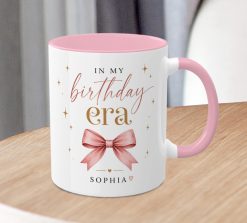 Alternative view of Personalised Birthday Era Mug for Her – Custom Name Gift
