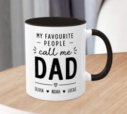 Alternative view of Personalised Dad Mug – Favourite People Call Me Dad