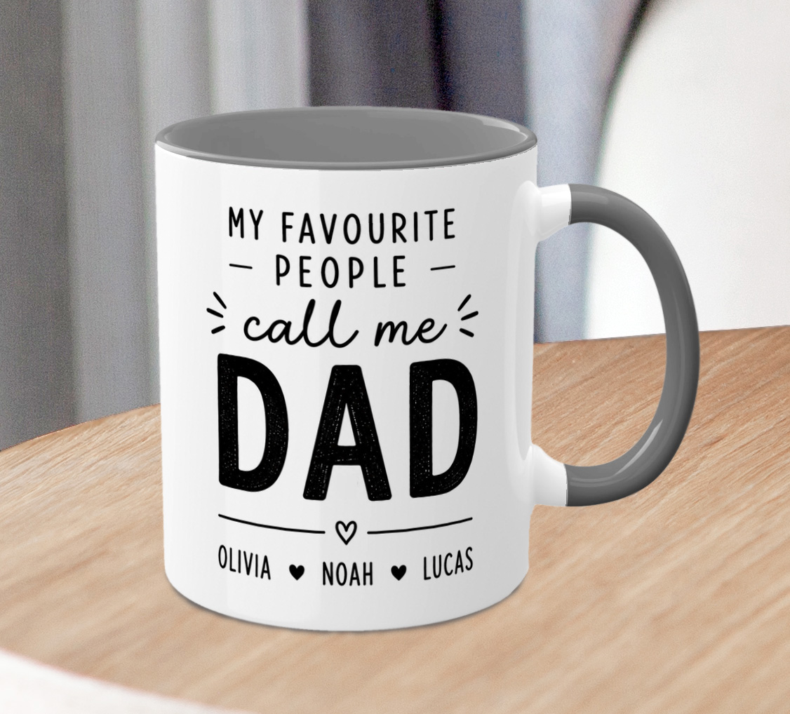 Personalised Dad Mug – Favourite People Call Me Dad - Image 3
