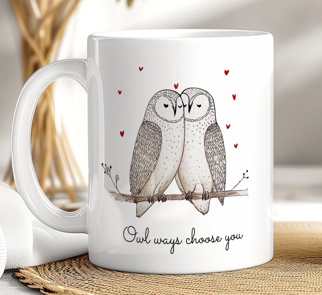 Owl Always Choose You Mug – Cute Romantic Owl Gift