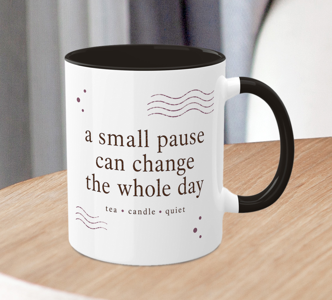 Mindful Coffee Mug – Cosy Self Care Gift for Tea Lovers - Image 2