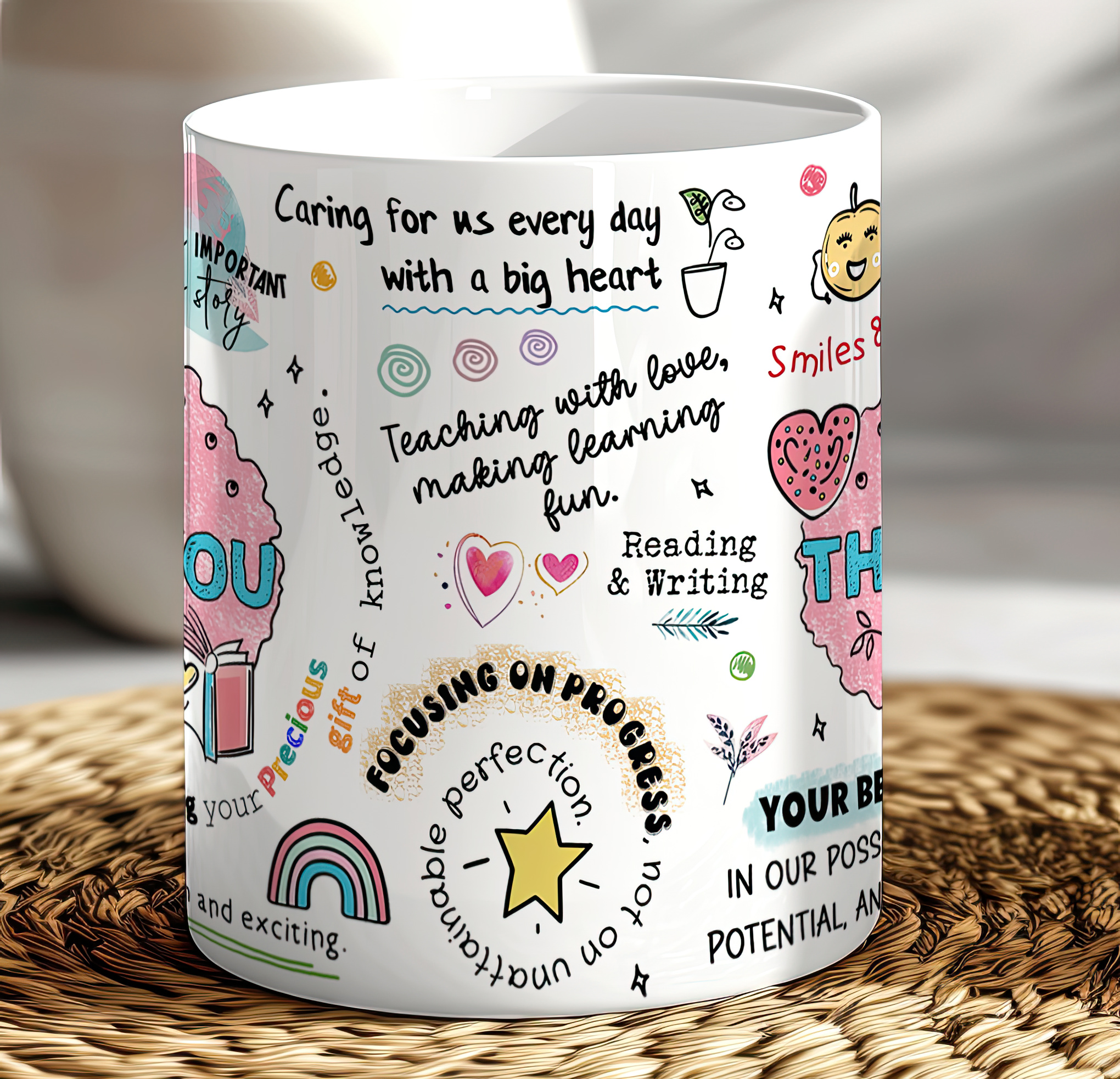 Personalised Teacher Thank You Mug – Custom Name Gift - Image 2