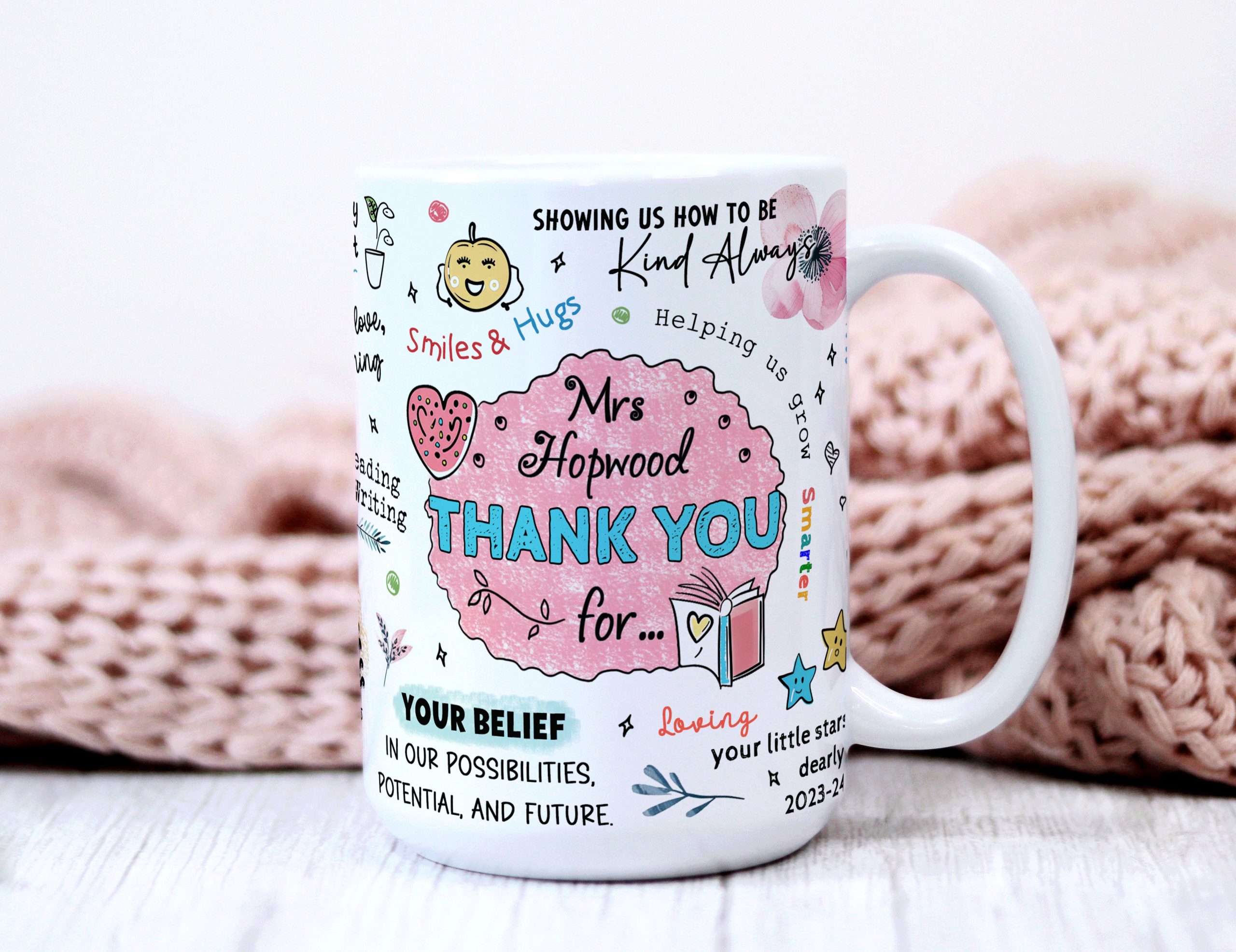 Personalised Teacher Thank You Mug – Custom Name Gift - Image 7