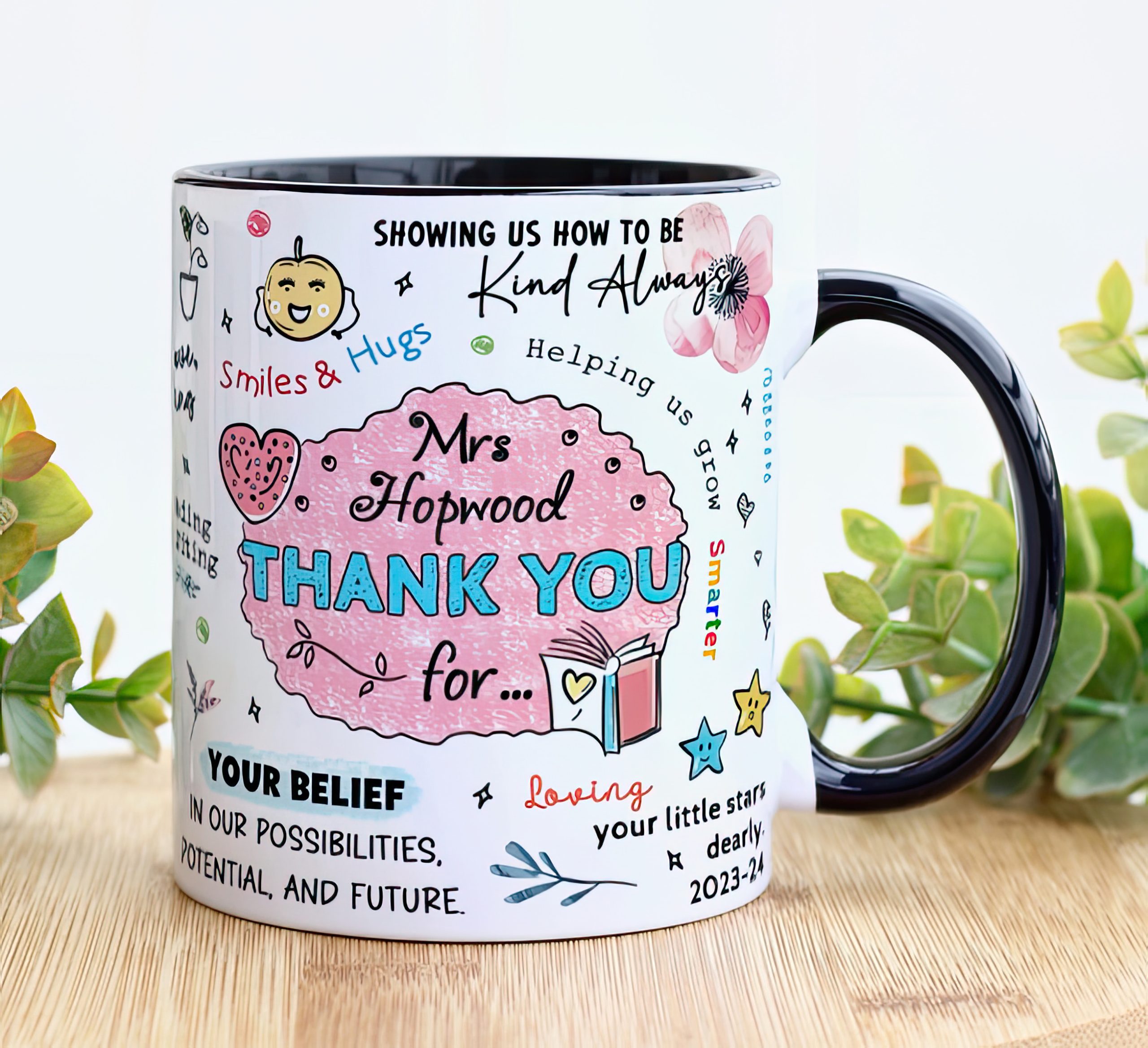 Personalised Teacher Thank You Mug – Custom Name Gift - Image 4