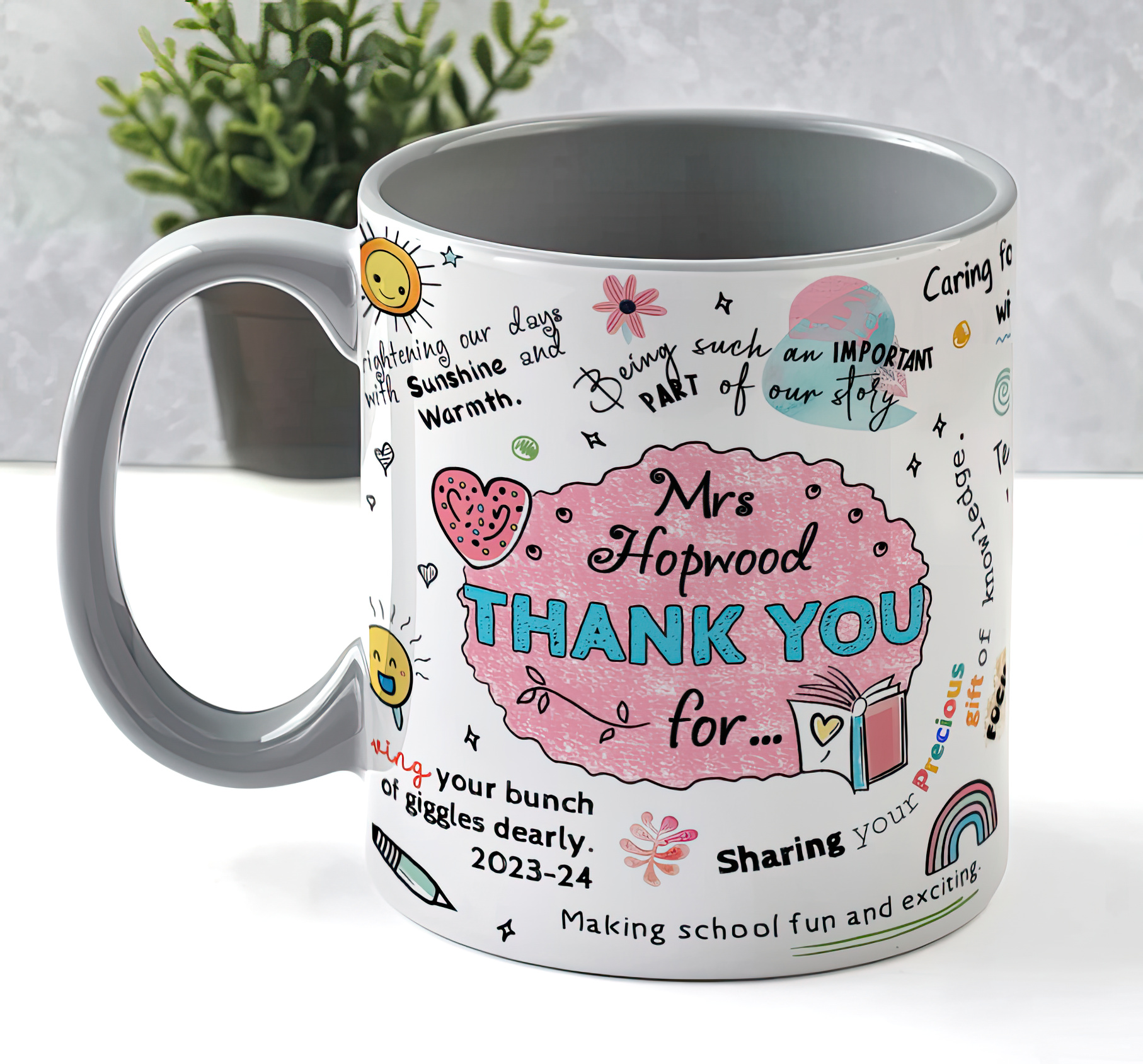 Personalised Teacher Thank You Mug – Custom Name Gift - Image 5