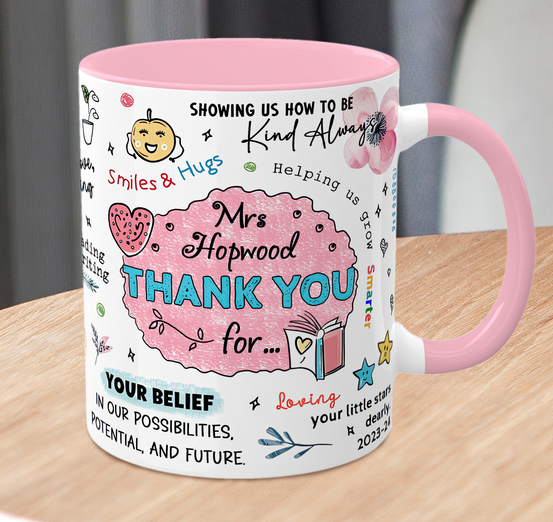 Personalised Teacher Thank You Mug – Custom Name Gift - Image 6